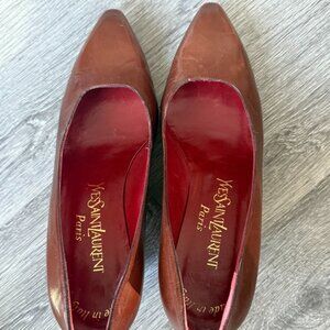 YVES SAINT LAURENT YSL Vintage Classic Pump Women's Heel Dress Shoes, 7.5